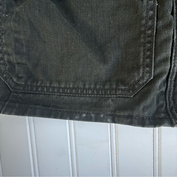 J Crew Resin Coated Twill Field Jacket Mossy Brown Green Women's XX-small - Picture 8 of 9